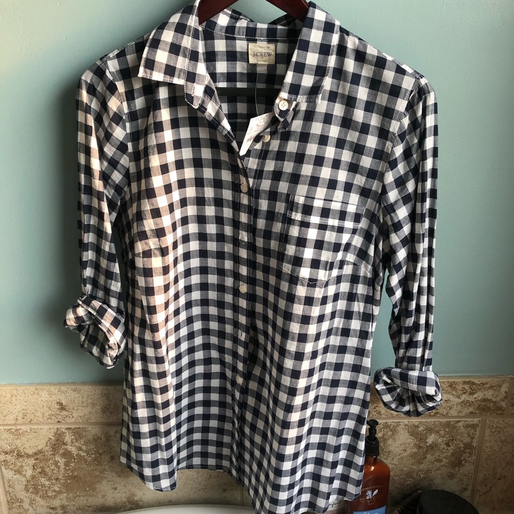 Women’s jcrew factory button down top. NWT